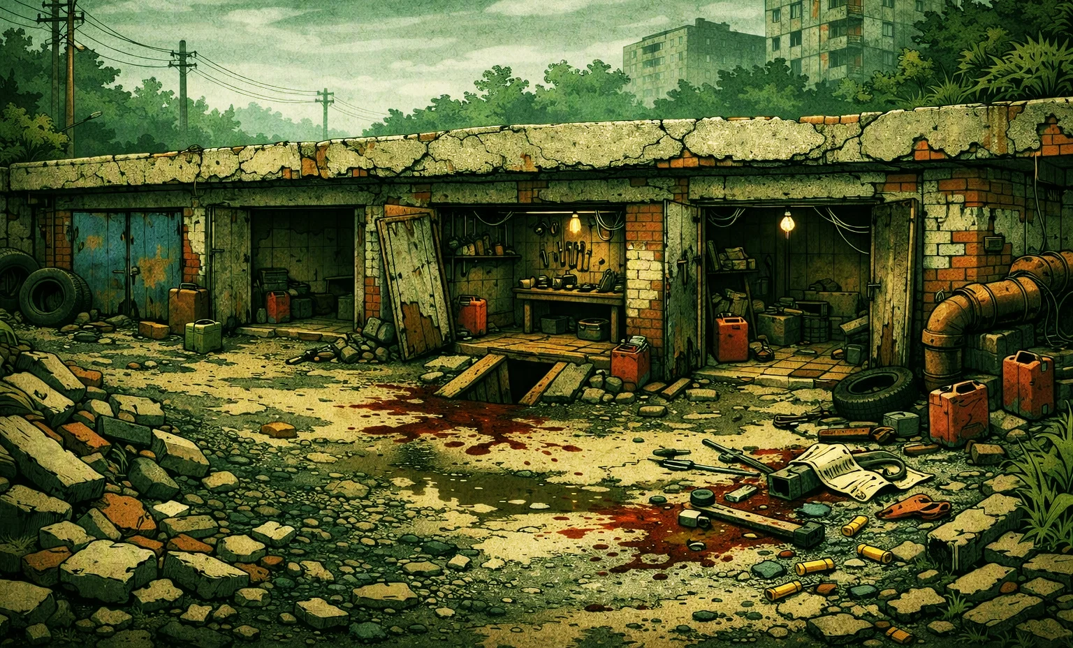 Гаражный ряд
